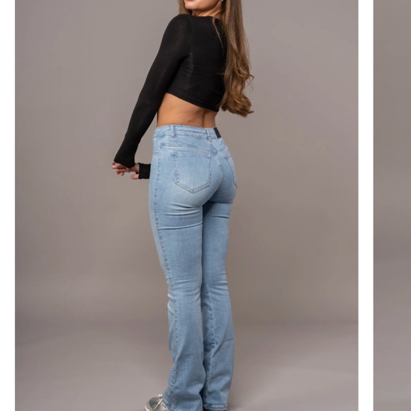 Fitjeans - Flared Arctic Light Blue - Picture 4 of 13